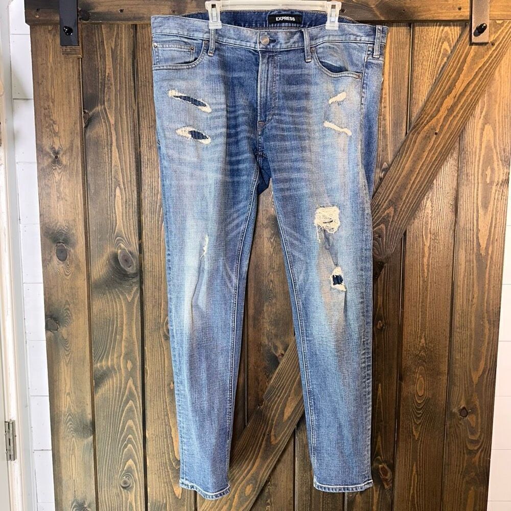 Express Mens Skinny Stretch Jeans